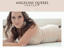 Tablet Screenshot of angelinequerel.com